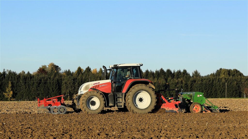 tractor, agriculture, sowing, agricultural machine, agricultural engineering, seeder, field work, steyr, tractor, sowing, sowing, sowing, sowing, sowing, agricultural machine, seeder, seeder, seeder, steyr